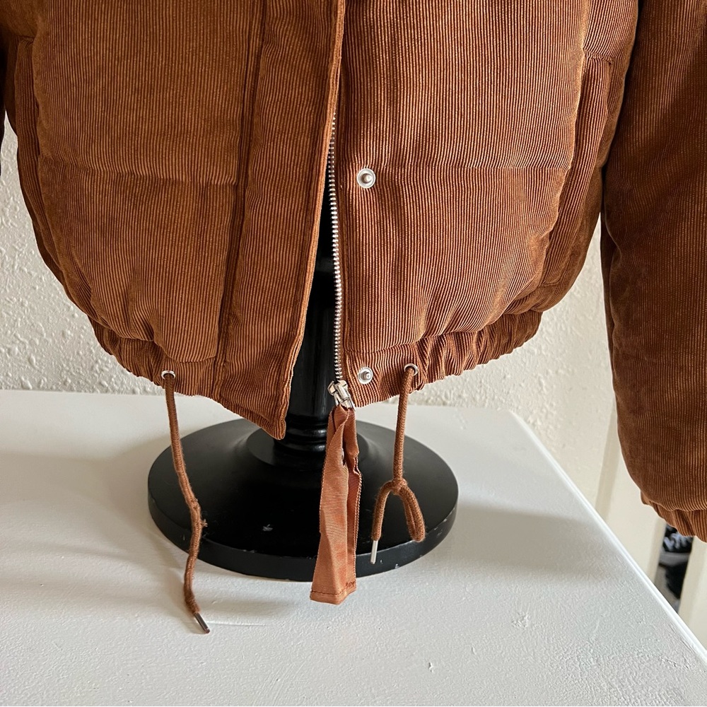 Ashley by 26 International Outerwear Corduroy Bomber Jacket Large - Picture 2 of 12